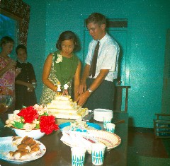 Overseas; Agrigan; Linda Chock marries Fred Blake on Saipan a
